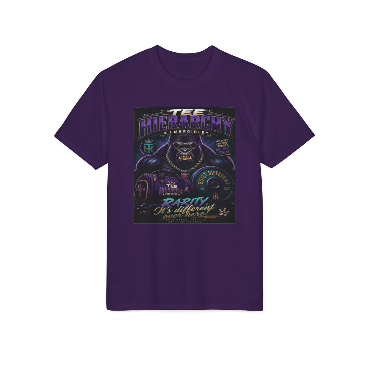 Retro Arcade Racing T-Shirt — 'Rarety Is Authentic' Neon Gaming Tee