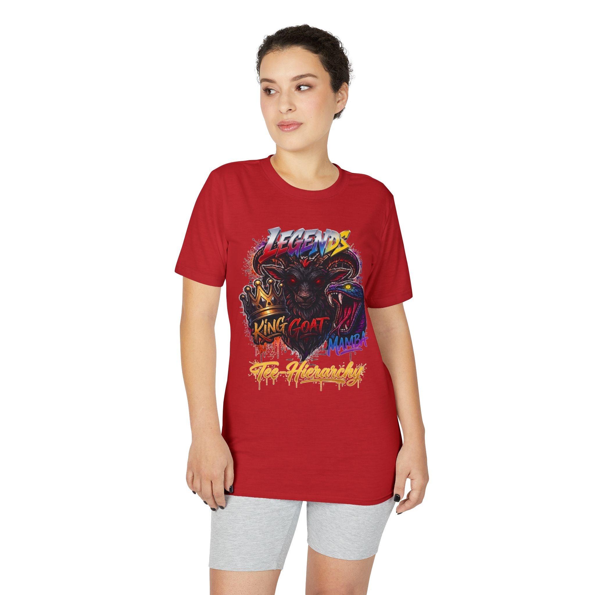 T-Shirt — Retro Monster Racing Graphic Tee (’Legend’ Neon Streetwear)