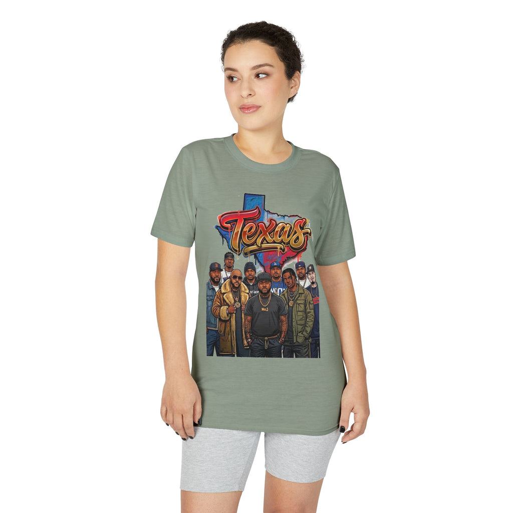 Texas Crew Illustration T-Shirt — Lone Star City Portrait Tee