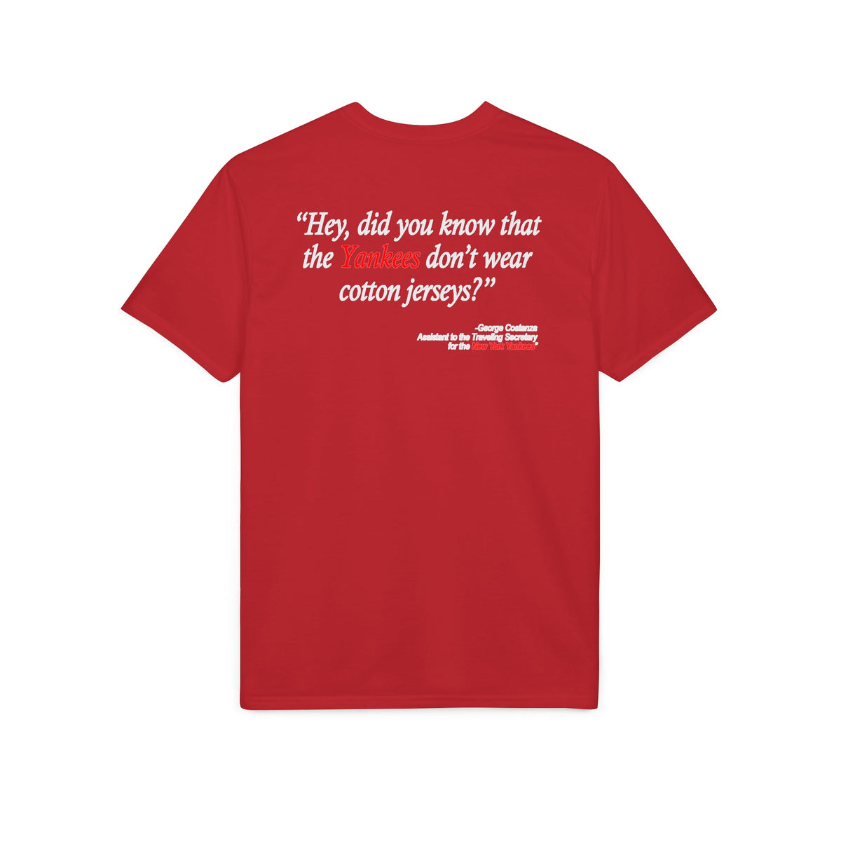 Baseball Team T-Shirt — Retro NY Logo Seinfeld Mashup