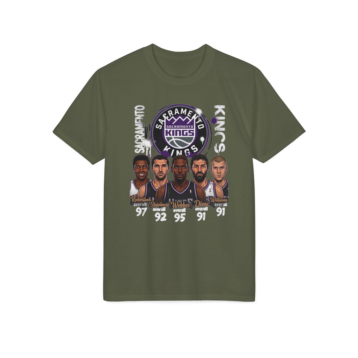 Sacramento Kings Players Graphic T-Shirt