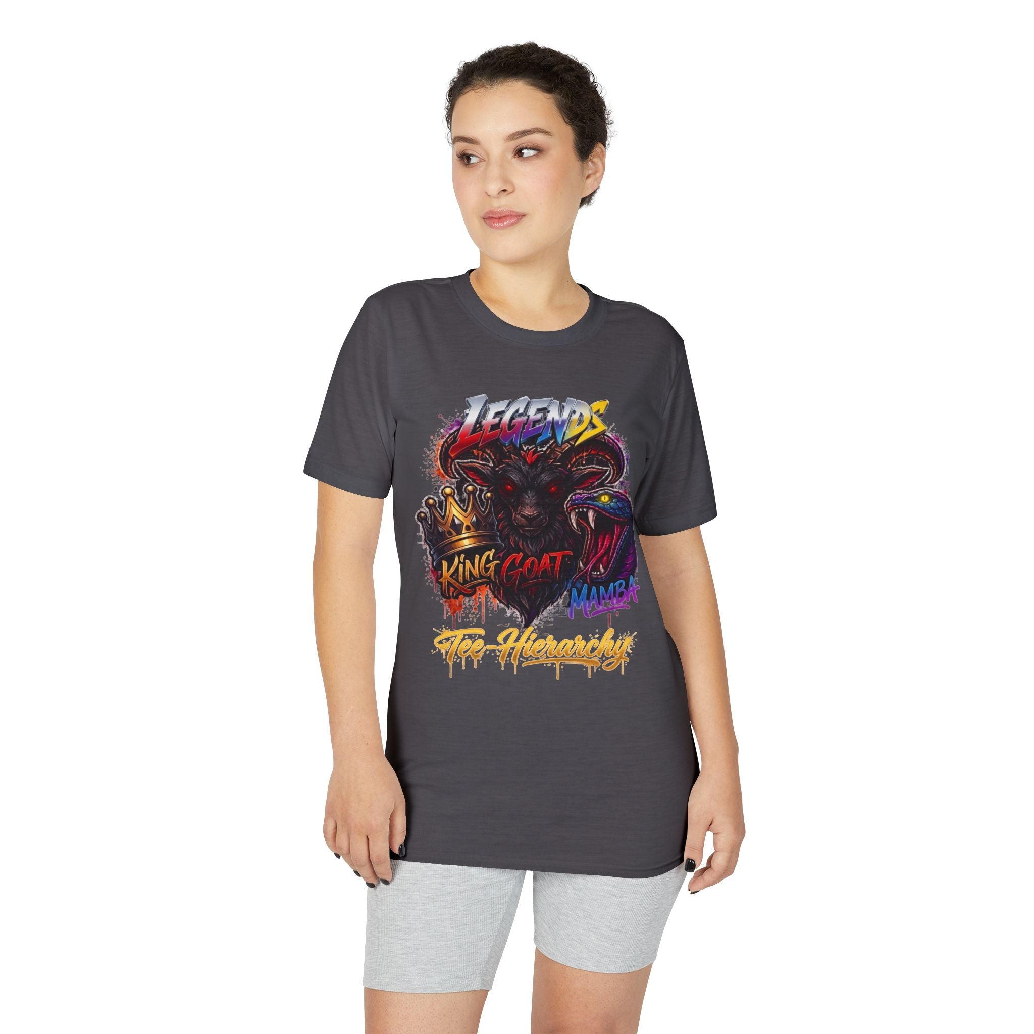 T-Shirt — Retro Monster Racing Graphic Tee (’Legend’ Neon Streetwear)