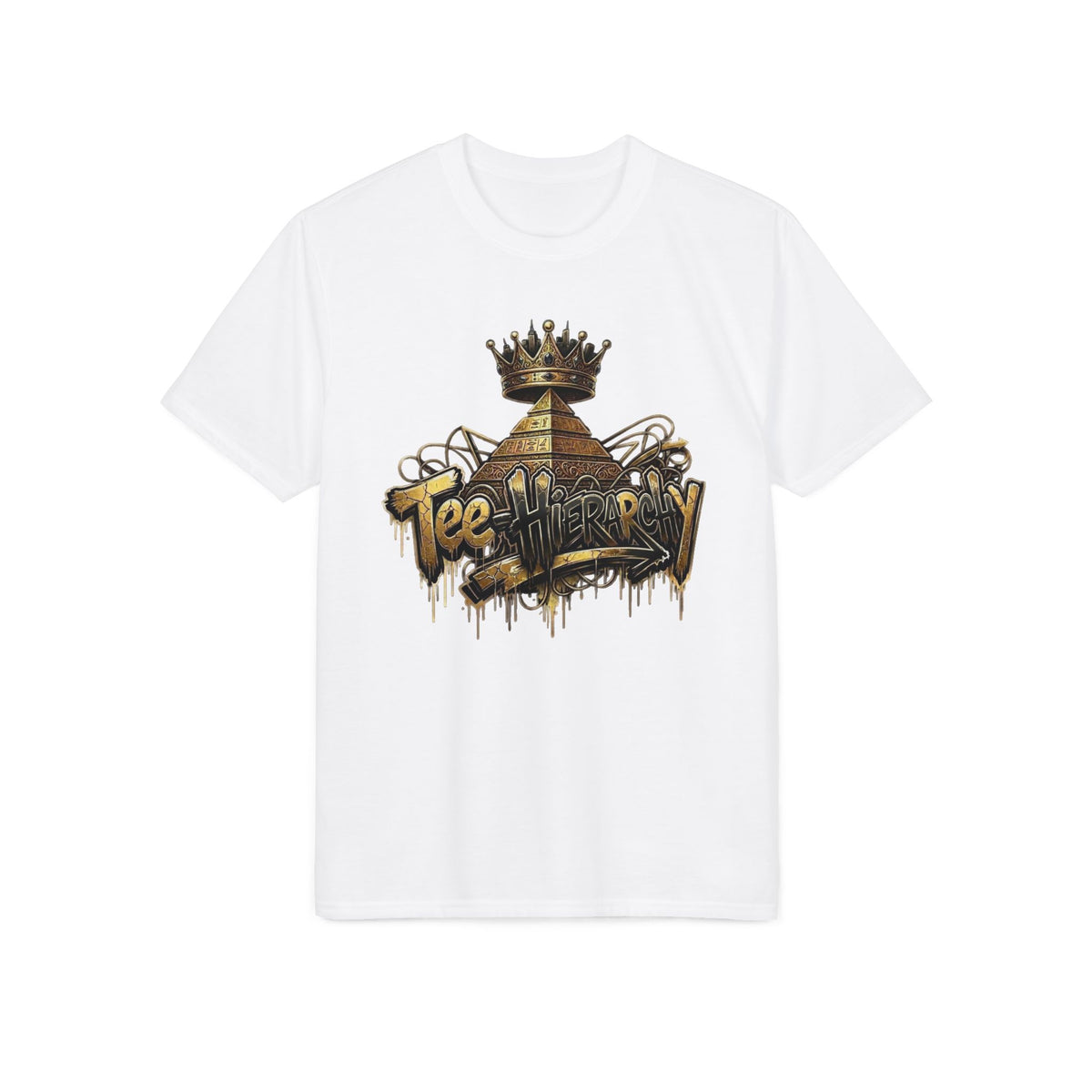 Graffiti Crown Performance T-Shirt — 'Too Worry' Urban Streetwear Graphic Tee
