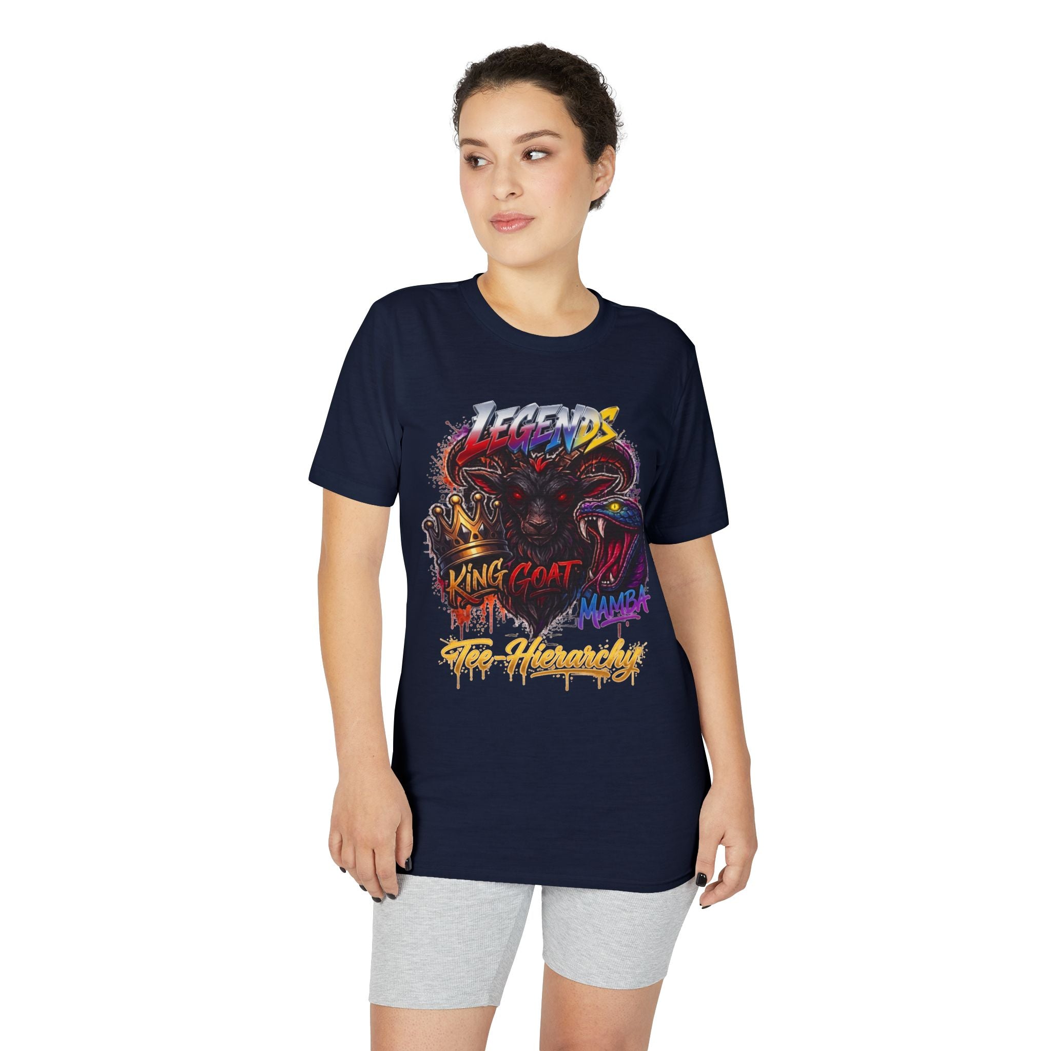 T-Shirt — Retro Monster Racing Graphic Tee (’Legend’ Neon Streetwear)