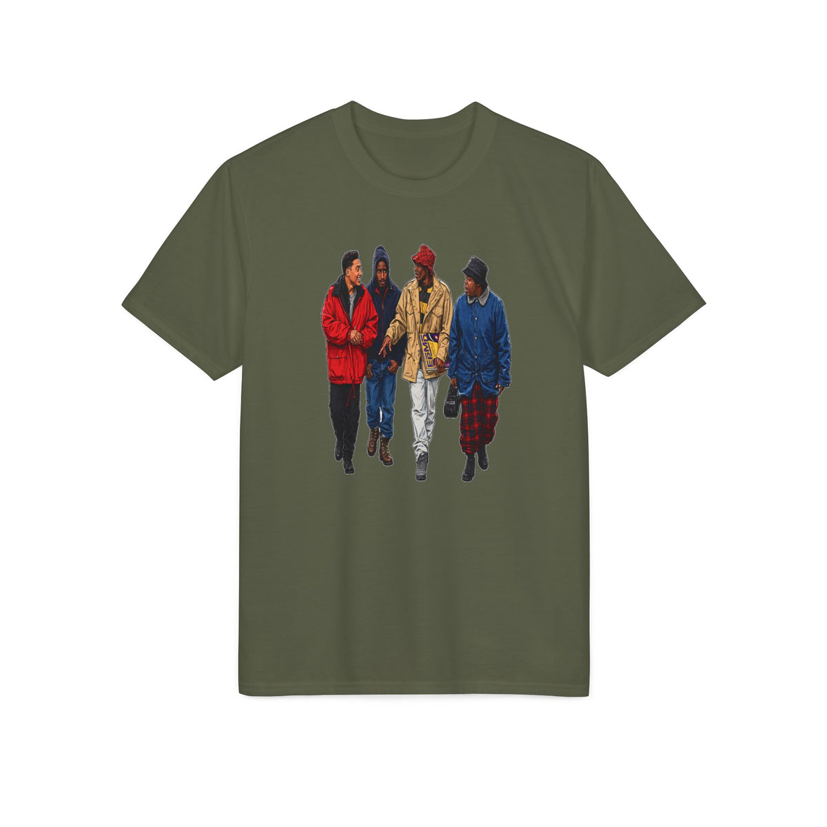 Group of Friends Streetwear T-Shirt — Cozy Urban Crew Graphic Tee
