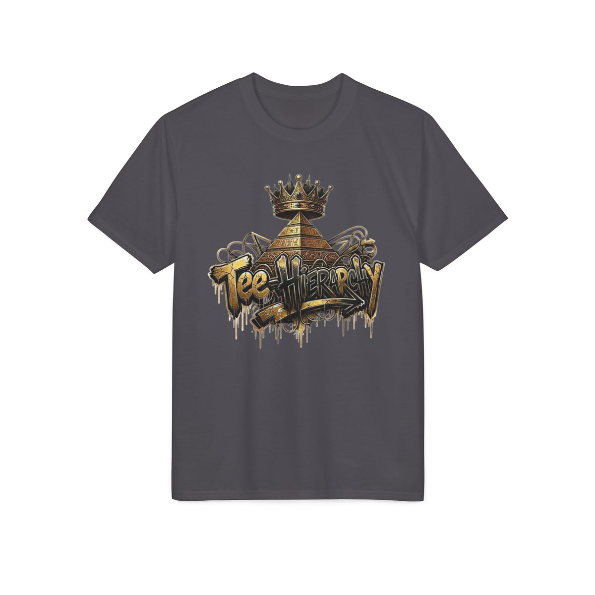 Graffiti Crown Performance T-Shirt — 'Too Worry' Urban Streetwear Graphic Tee