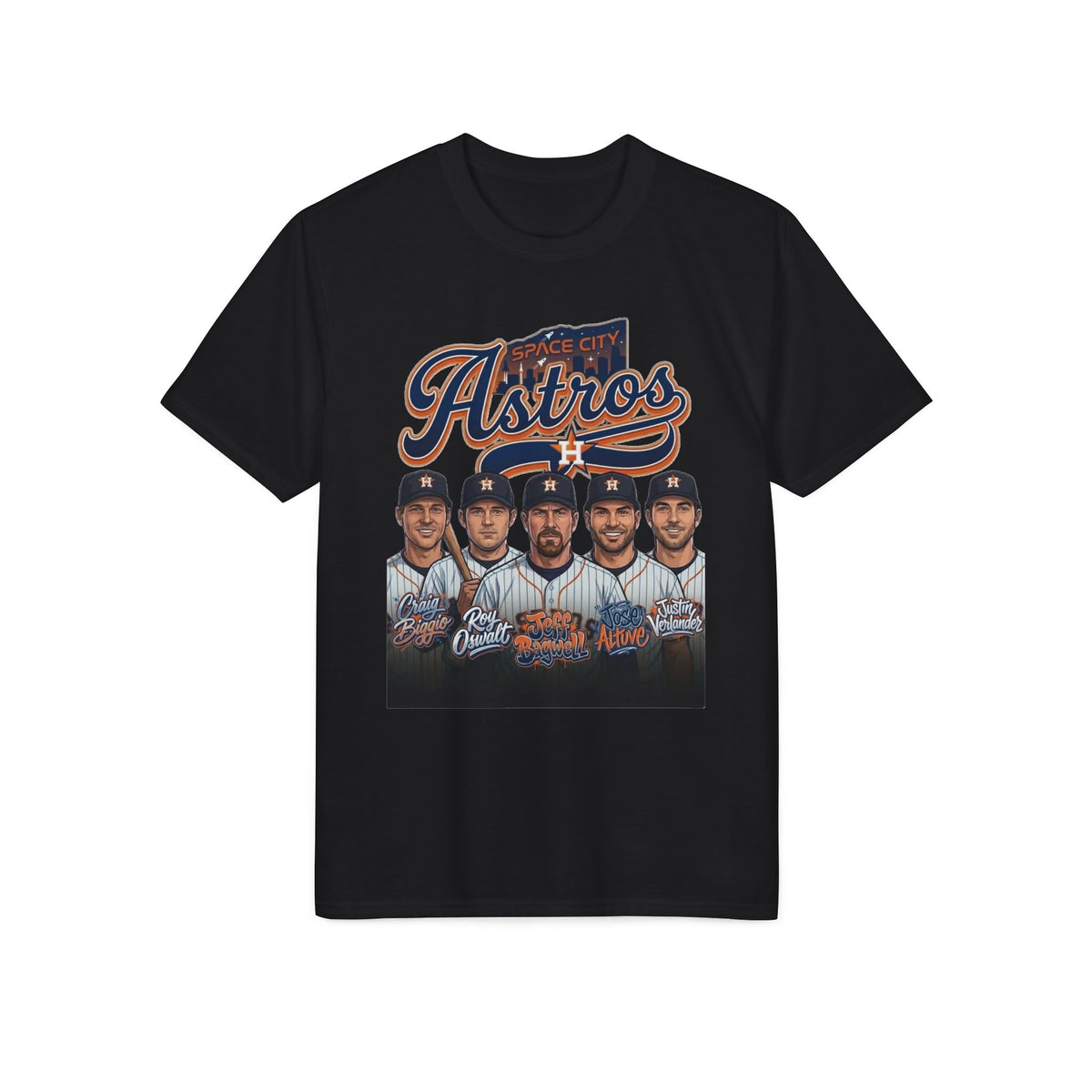 Houston Astros Baseball Players Performance T-Shirt