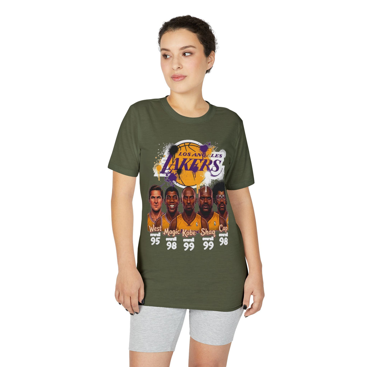 Los Angeles Lakers Legends T-Shirt — West, Magic, Kobe, Shaq, Kareem Squad