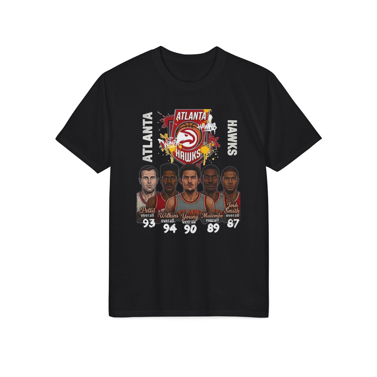 Atlanta Hawks Basketball Team Graphic T-Shirt