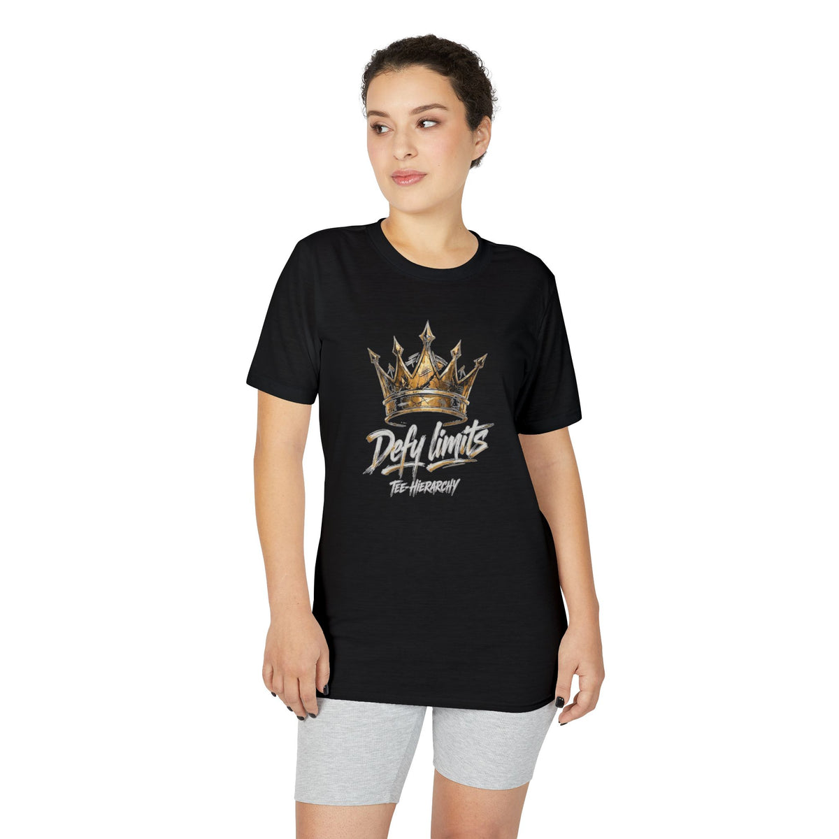 Crowned Wings Performance T-Shirt — "Definlimits" Graphic Athletic Tee