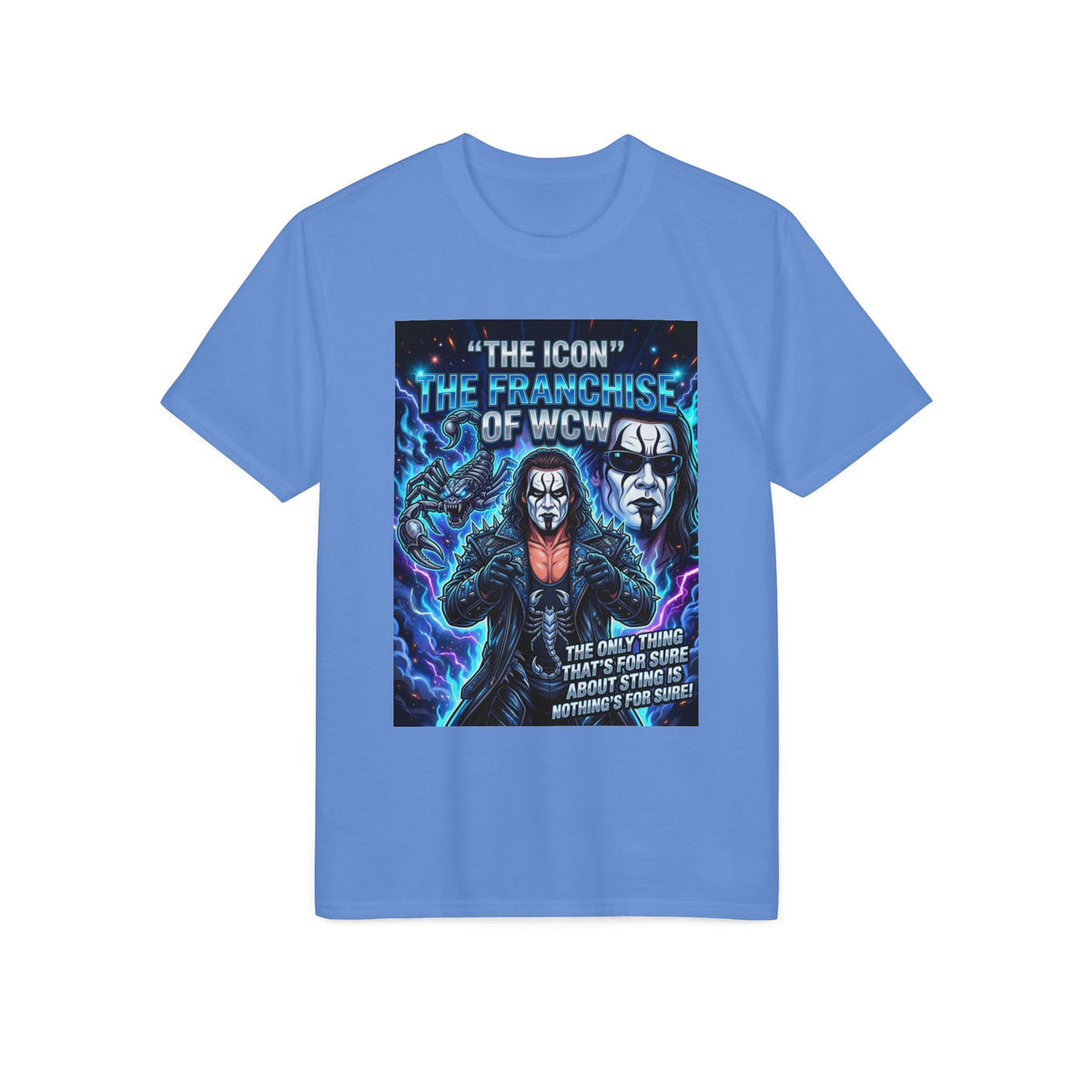 Wrestling Legend Graphic T-Shirt — "The Icon, The Franchise of WCW" Design