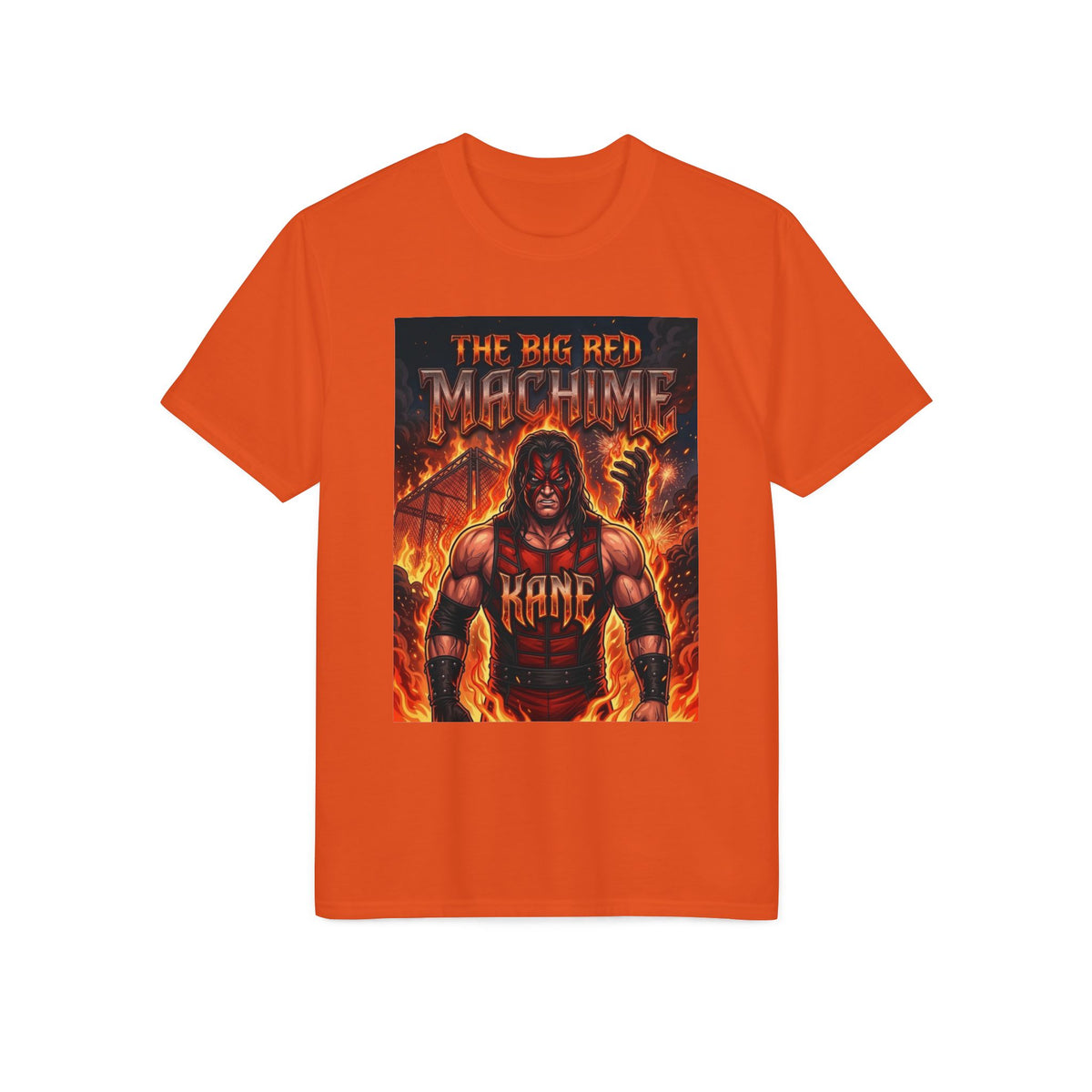 Red Machine" Wrestling Graphic T-Shirt