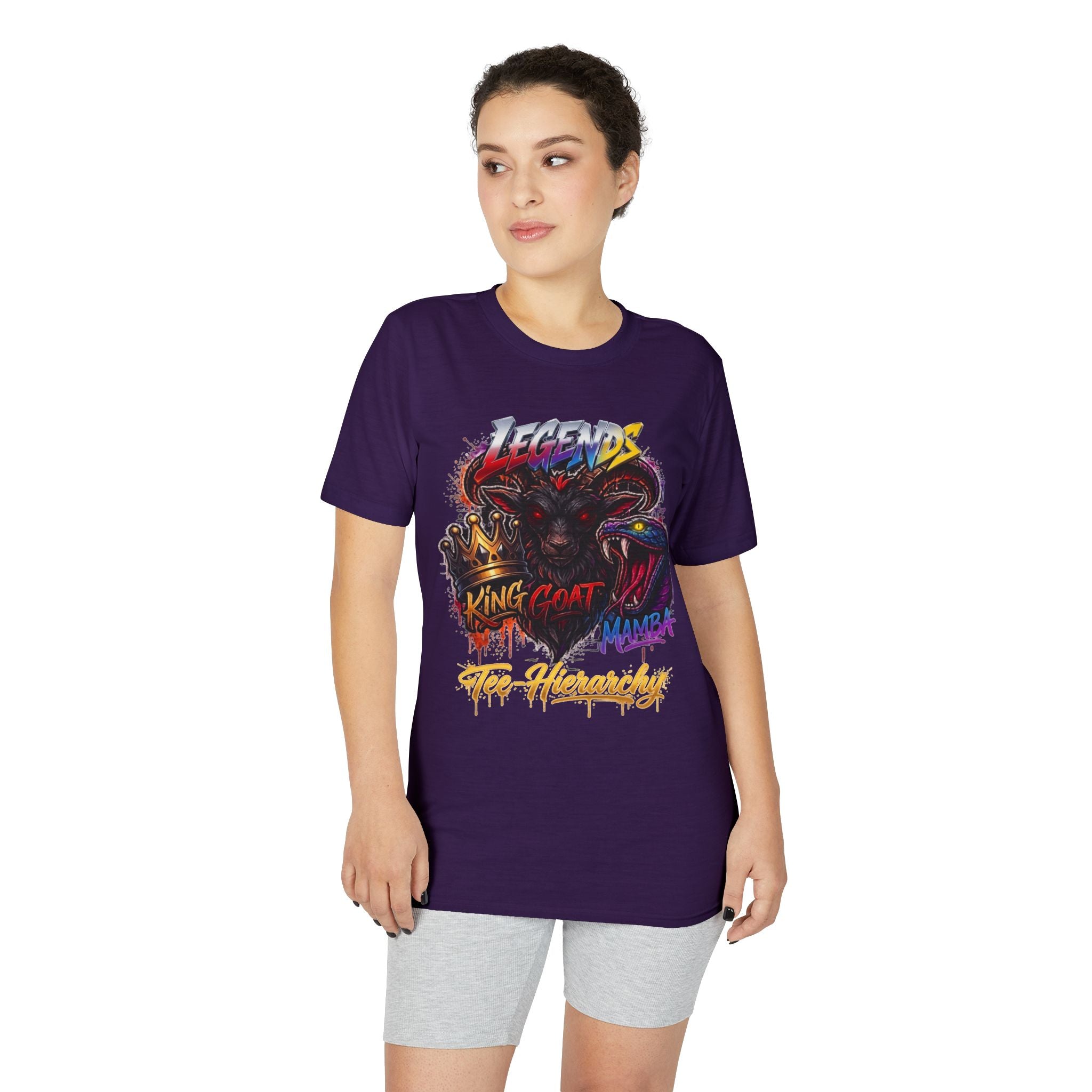 T-Shirt — Retro Monster Racing Graphic Tee (’Legend’ Neon Streetwear)