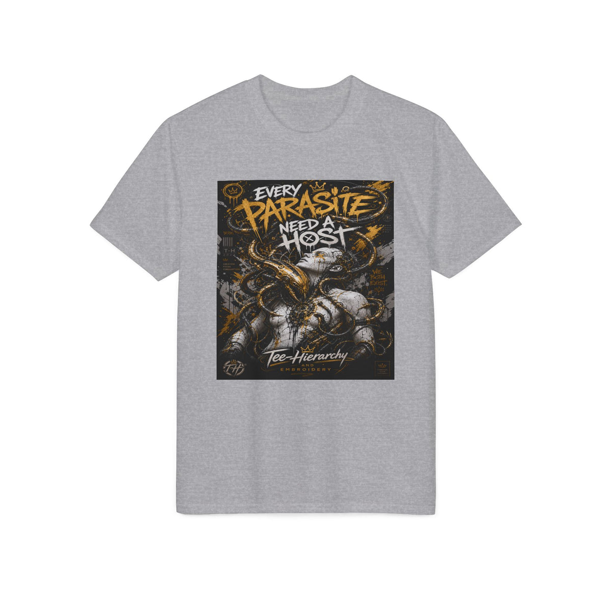 Every Parasite Needs a Host Graphic T-Shirt — Dark Horror Band Tee