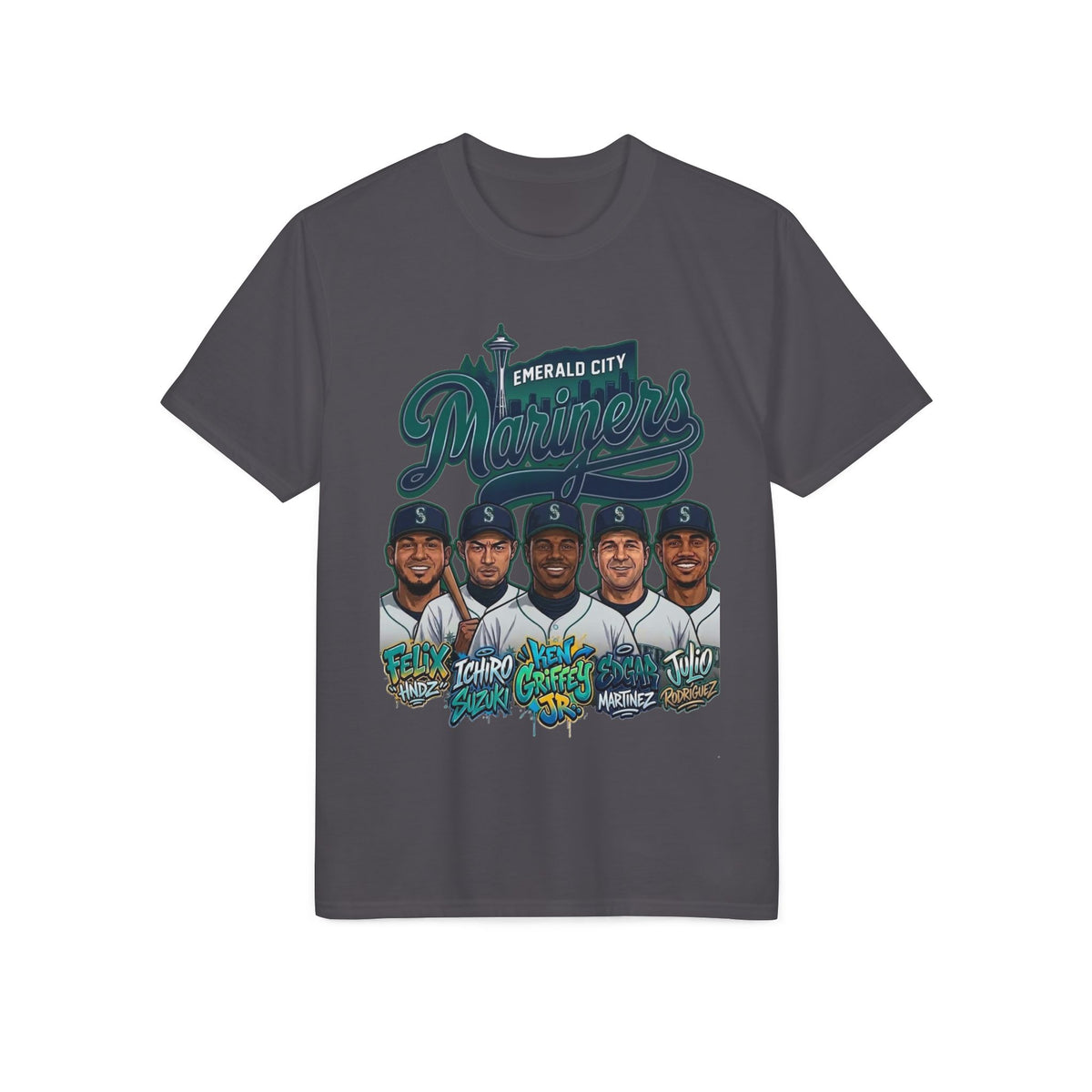 Caricature Team T-Shirt —baseball Fan Tee