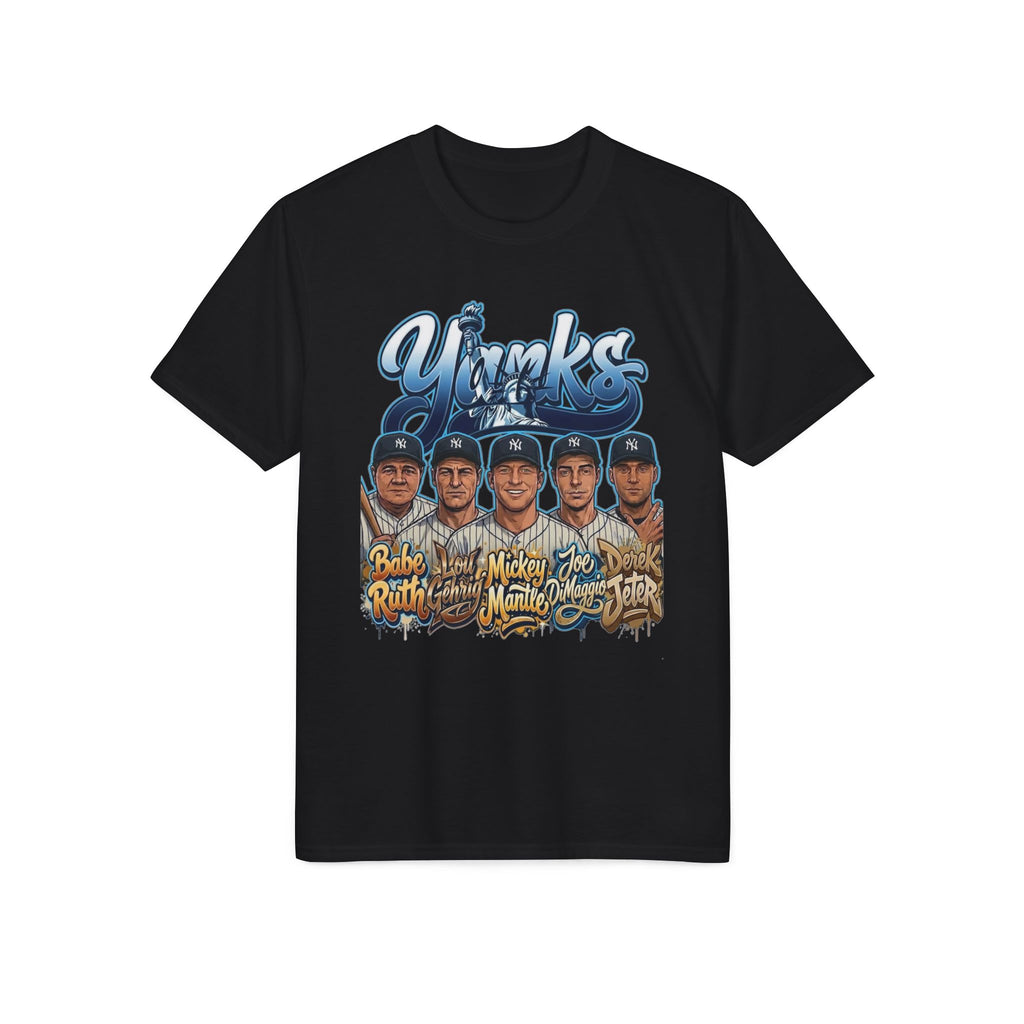 Baseball Team Portrait T-Shirt — Vintage Player Names Graphic Tee