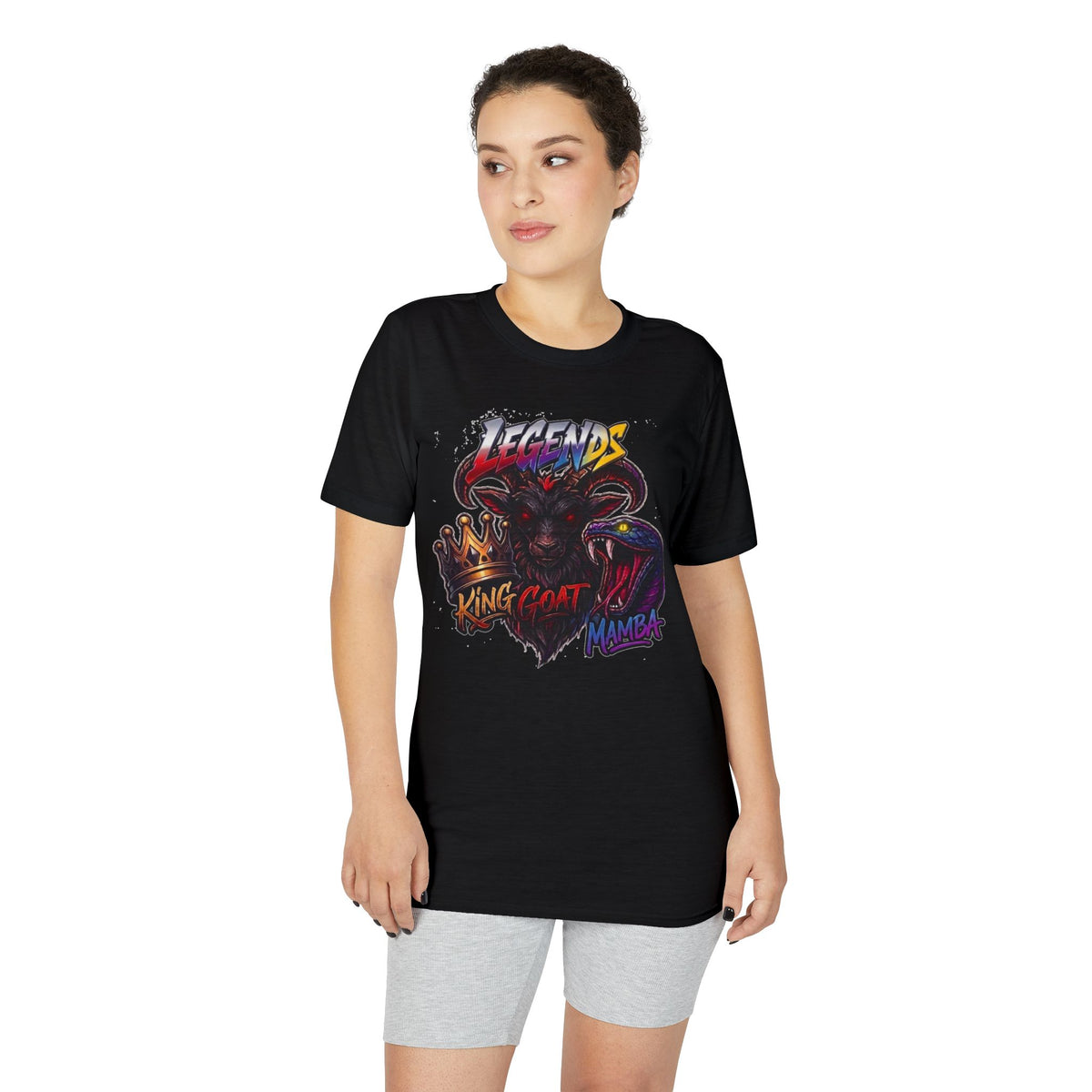 T-Shirt — Retro Monster Racing Graphic Tee (’Legend’ Neon Streetwear)