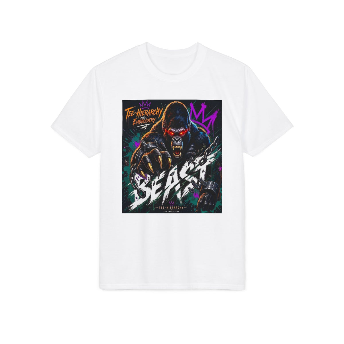 Beast Gorilla Graphic T-Shirt — 'Beast' Streetwear Performance Tee