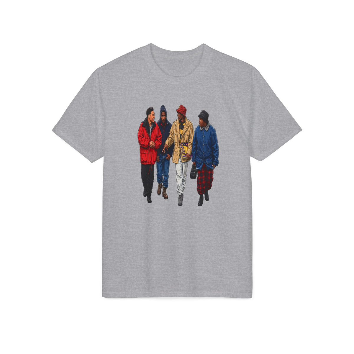 Group of Friends Streetwear T-Shirt — Cozy Urban Crew Graphic Tee