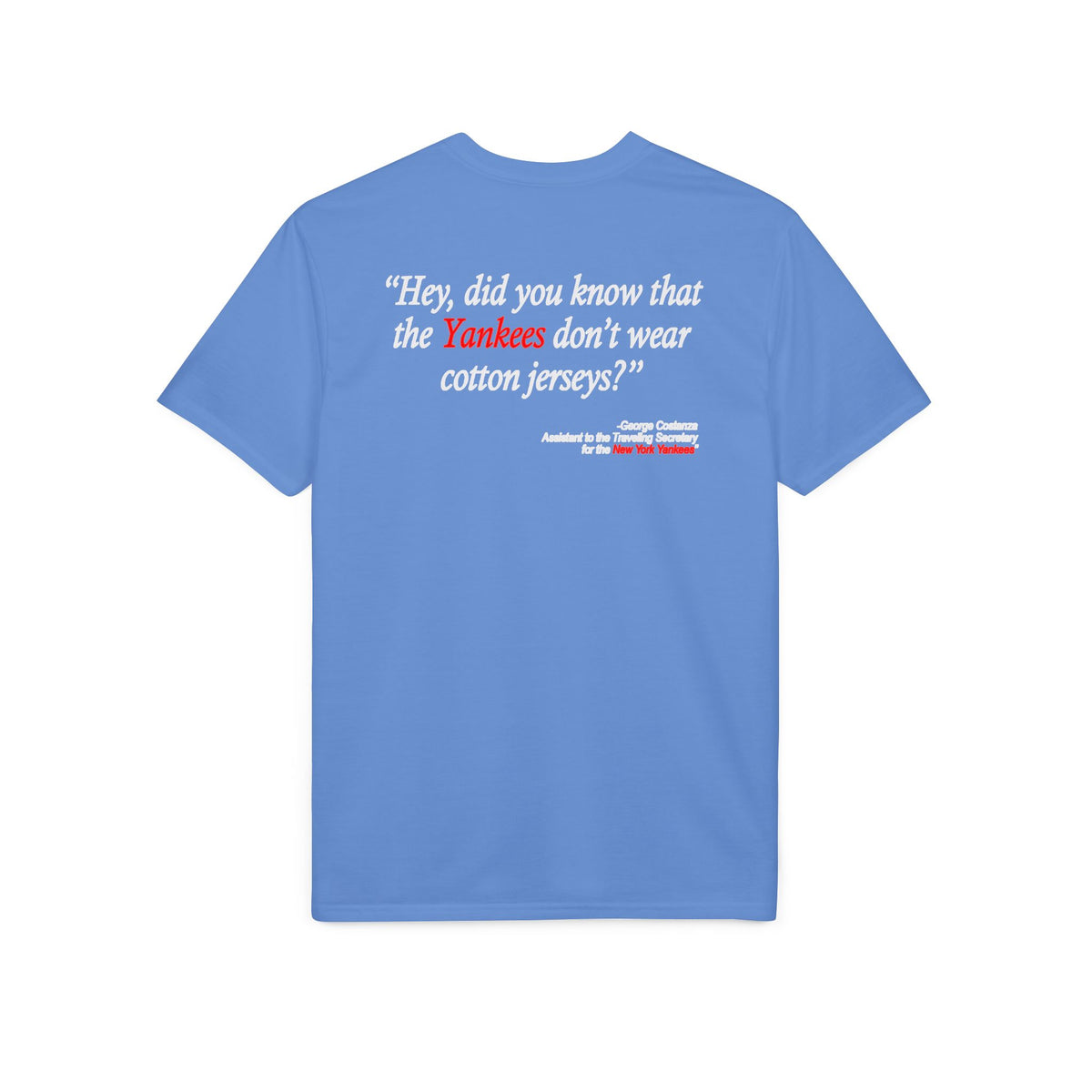 Baseball Team T-Shirt — Retro NY Logo Seinfeld Mashup