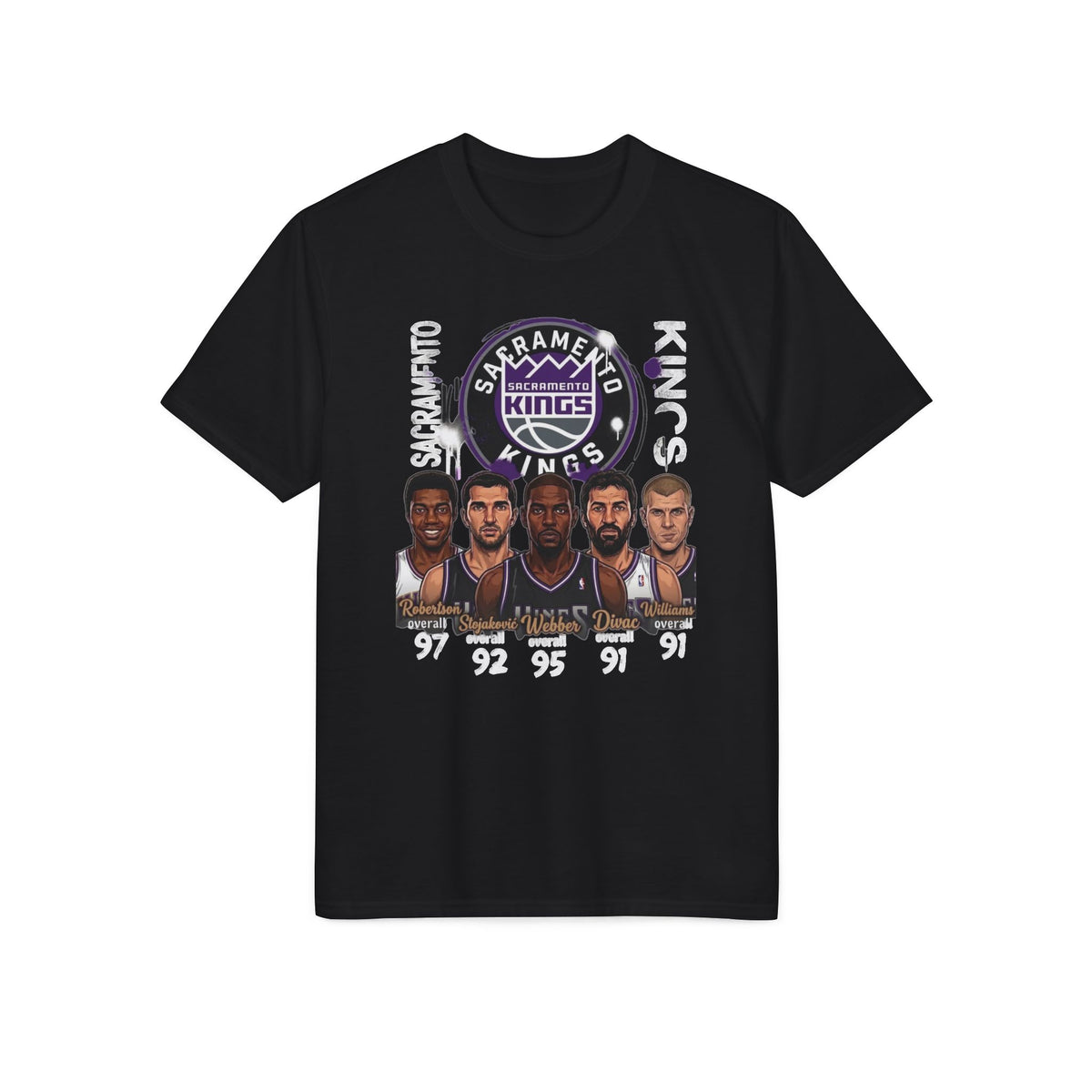 Sacramento Kings Players Graphic T-Shirt