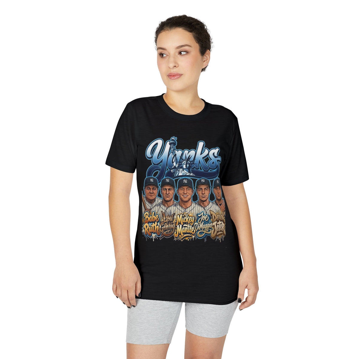 Baseball Team Portrait T-Shirt — Vintage Player Names Graphic Tee