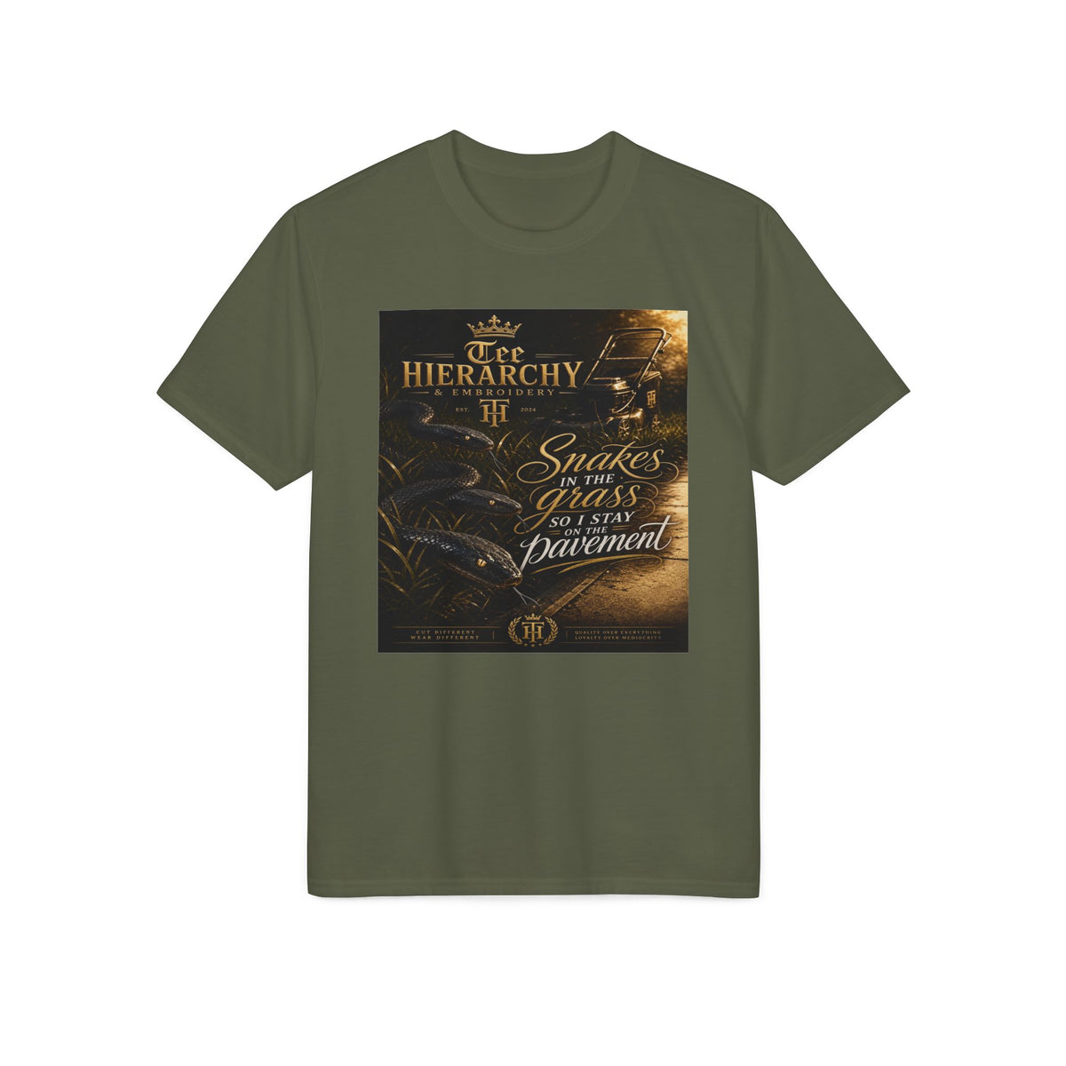 Snakes in the Grass T-Shirt — Moody Inspirational Graphic Tee