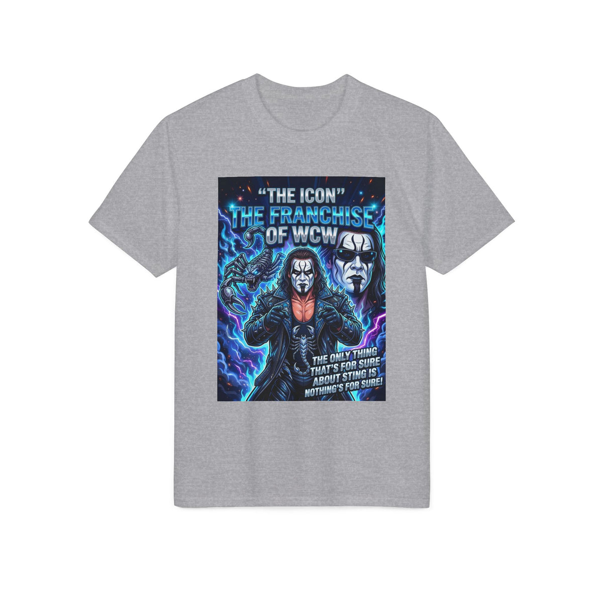 Wrestling Legend Graphic T-Shirt — "The Icon, The Franchise of WCW" Design
