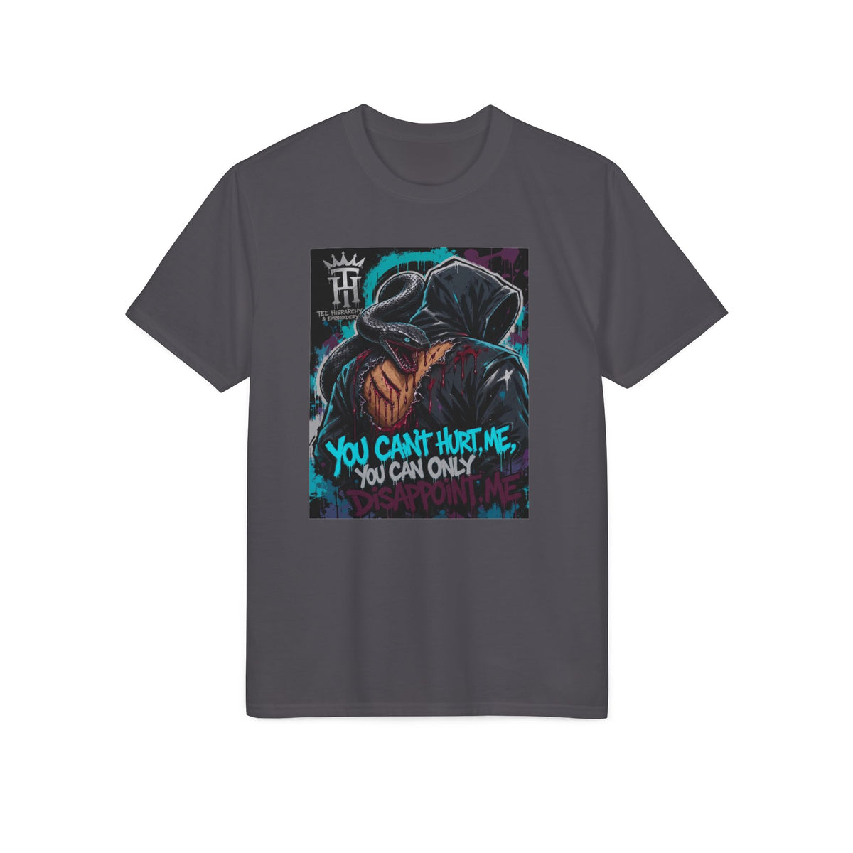 You Can’t Hurt Me Graphic T-Shirt — Hooded Figure Streetwear Tee