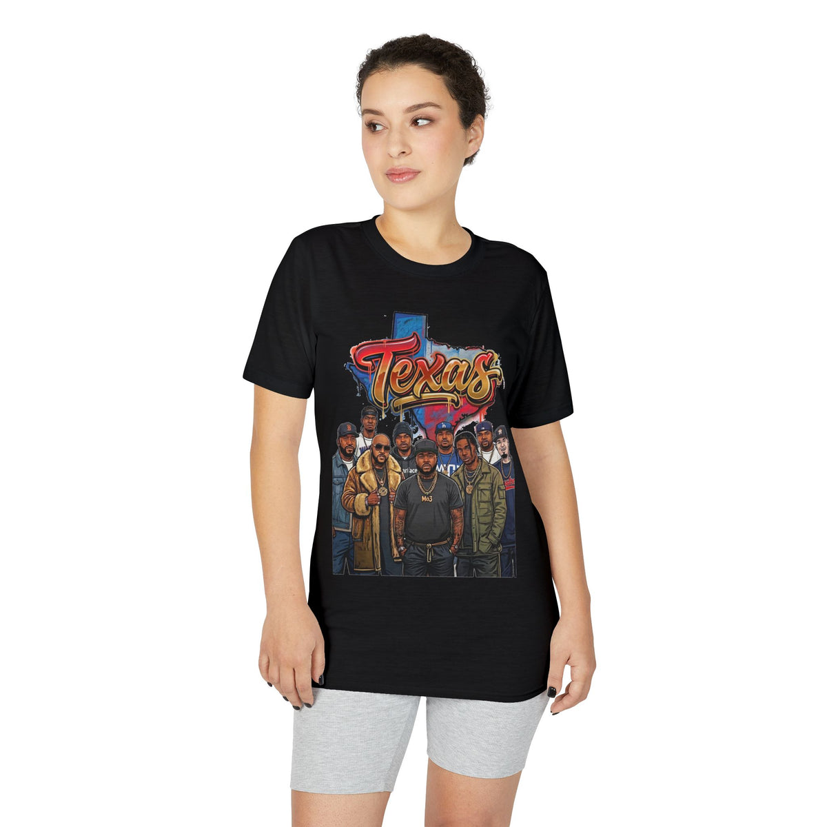 Texas Crew Illustration T-Shirt — Lone Star City Portrait Tee