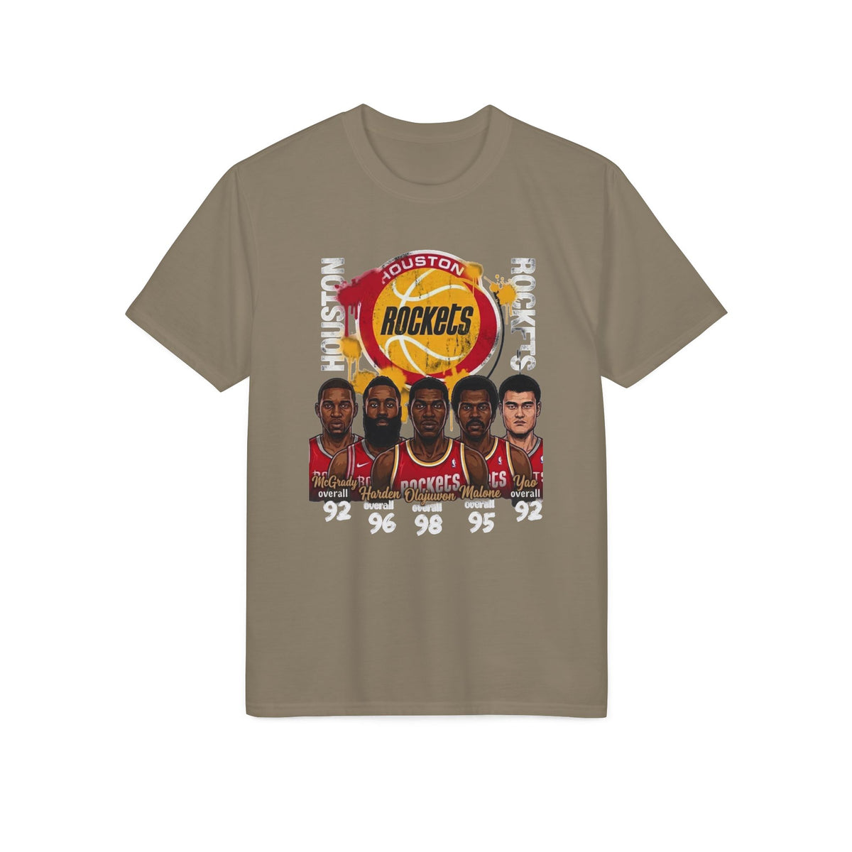 Houston Rockets Basketball Team Graphic T-Shirt