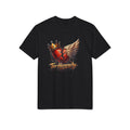 Winged Heart Graphic T-Shirt — Royal Crown Tattoo Style