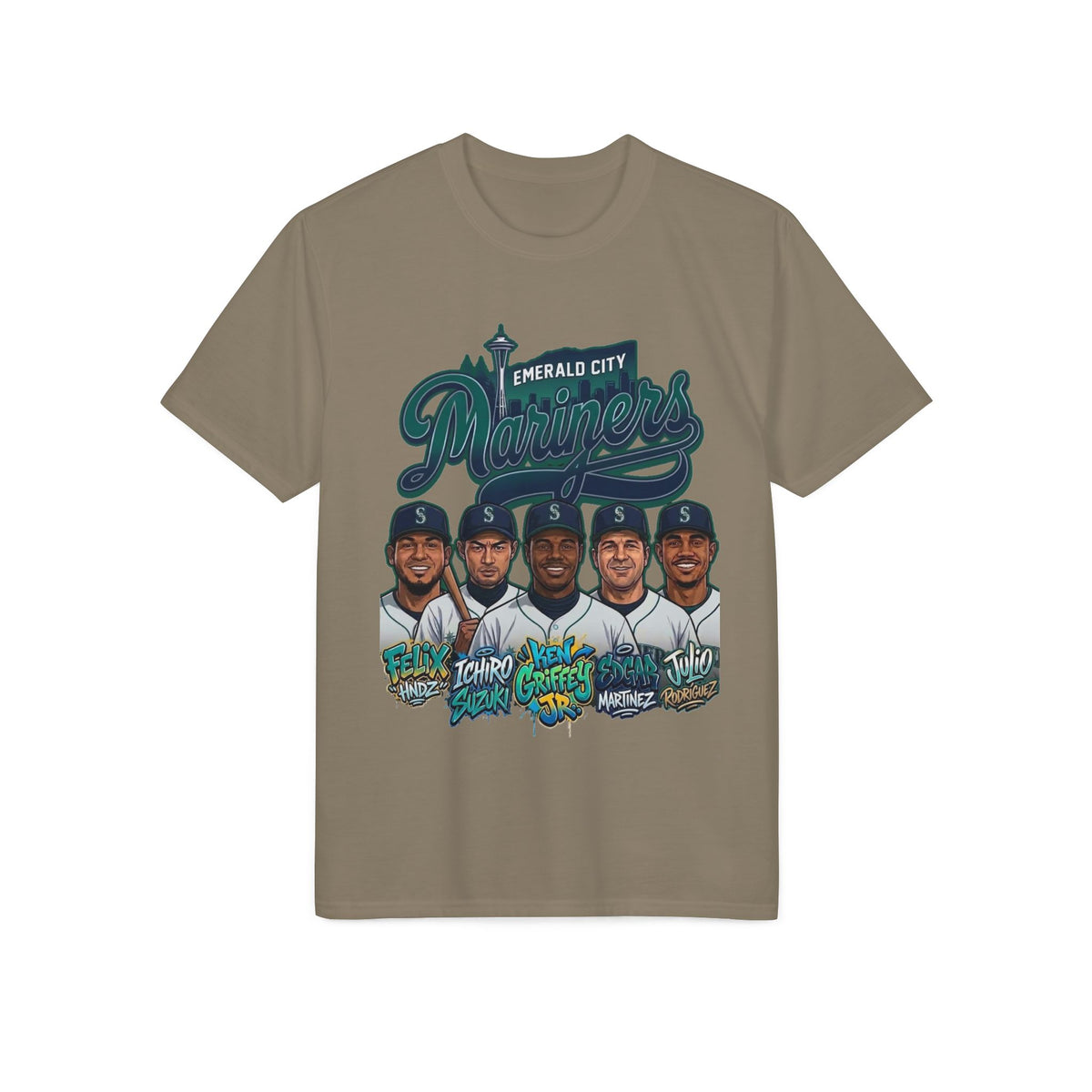 Caricature Team T-Shirt —baseball Fan Tee