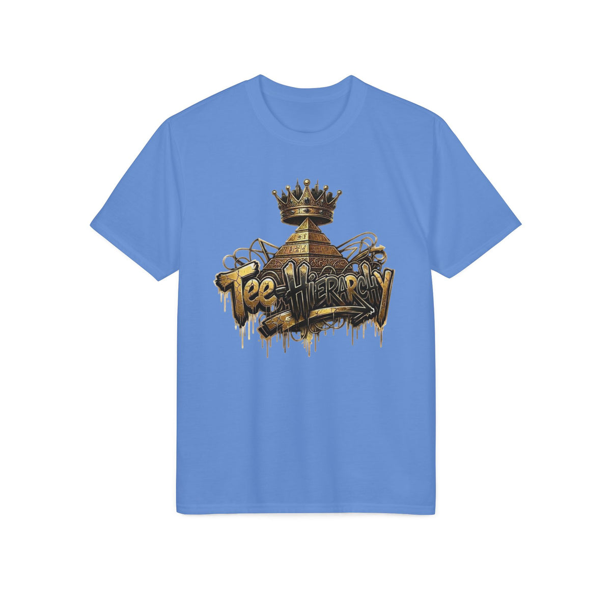 Graffiti Crown Performance T-Shirt — 'Too Worry' Urban Streetwear Graphic Tee