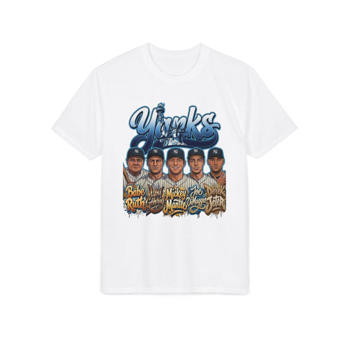 Baseball Team Portrait T-Shirt — Vintage Player Names Graphic Tee