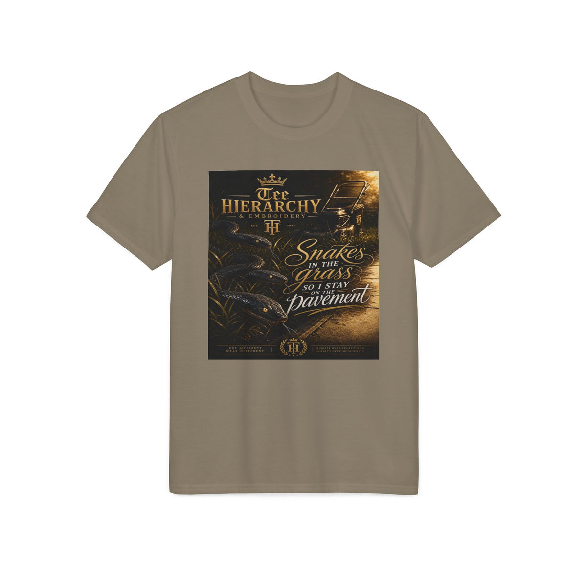 Snakes in the Grass T-Shirt — Moody Inspirational Graphic Tee