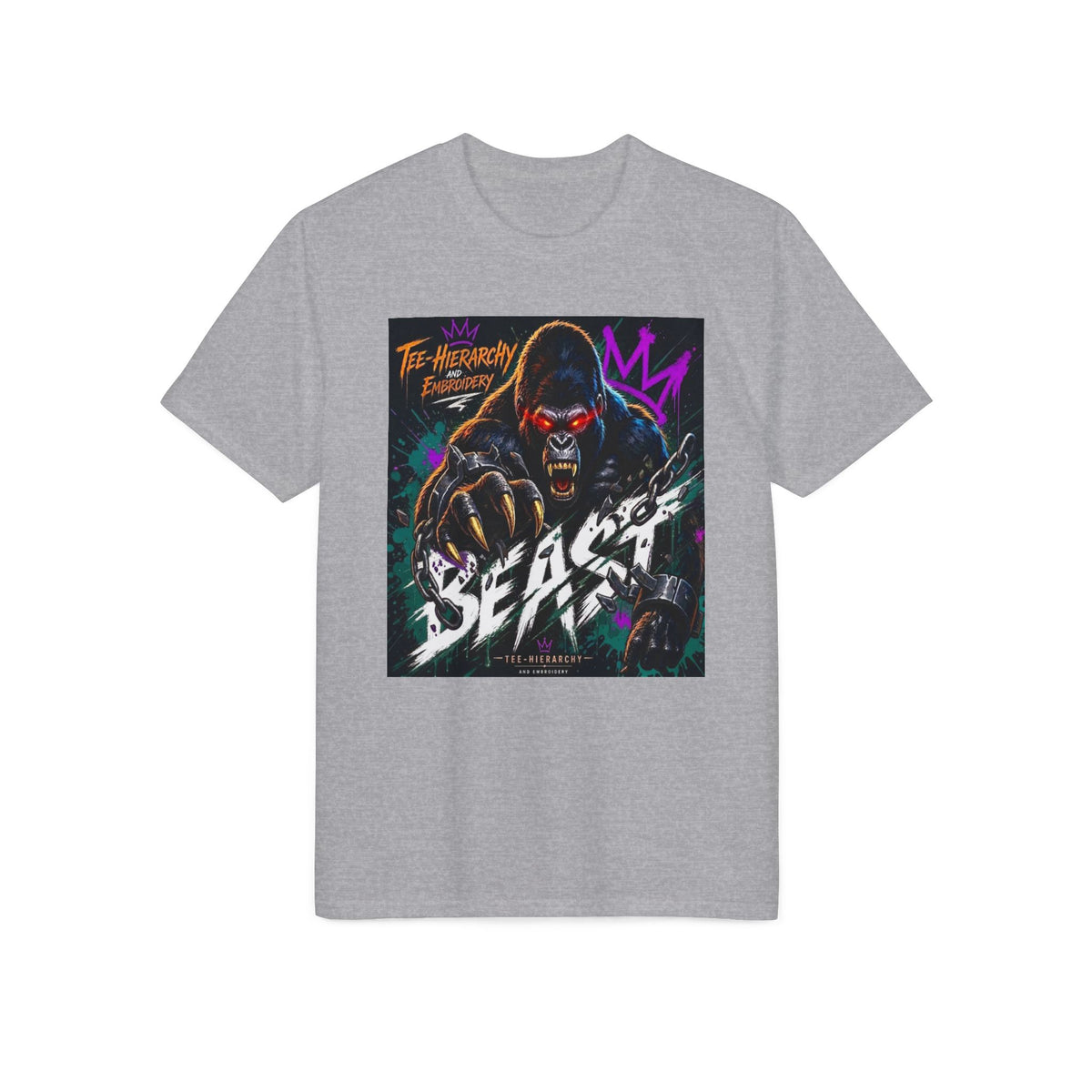 Beast Gorilla Graphic T-Shirt — 'Beast' Streetwear Performance Tee