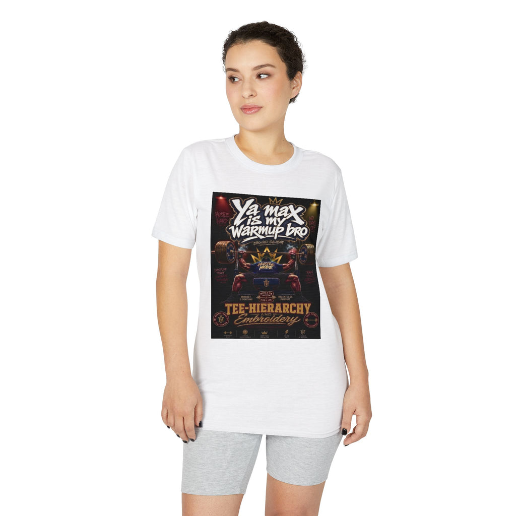Ya Max Is My Warmup Pro T-Shirt — Tee-Hierarchy Boxing Graphic Performance Tee
