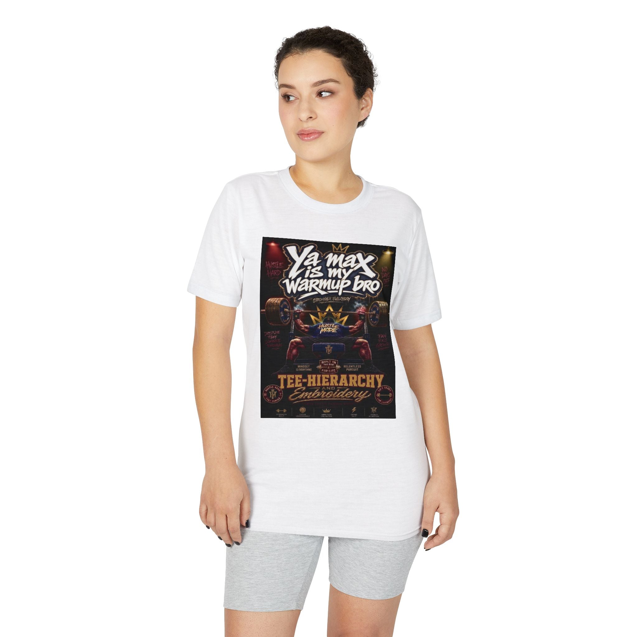 Ya Max Is My Warmup Pro T-Shirt — Tee-Hierarchy Boxing Graphic Performance Tee