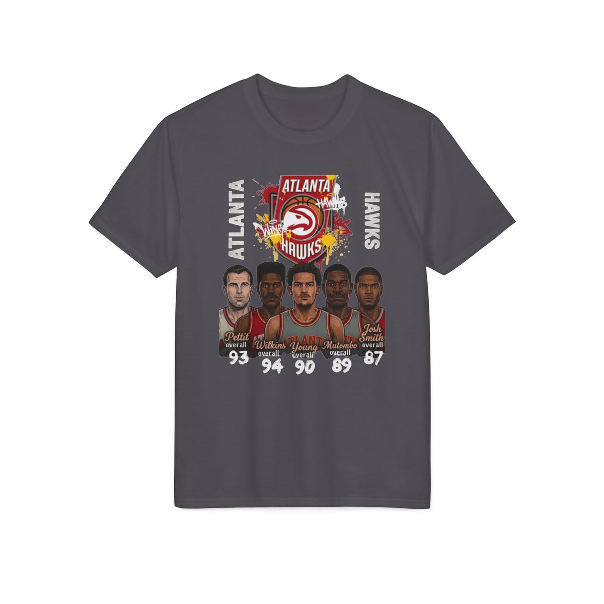 Atlanta Hawks Basketball Team Graphic T-Shirt
