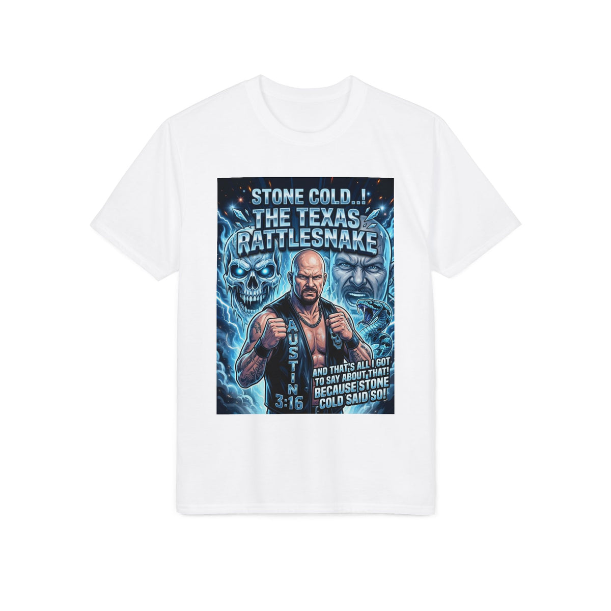 Texas Rattlesnake' Graphic T-Shirt