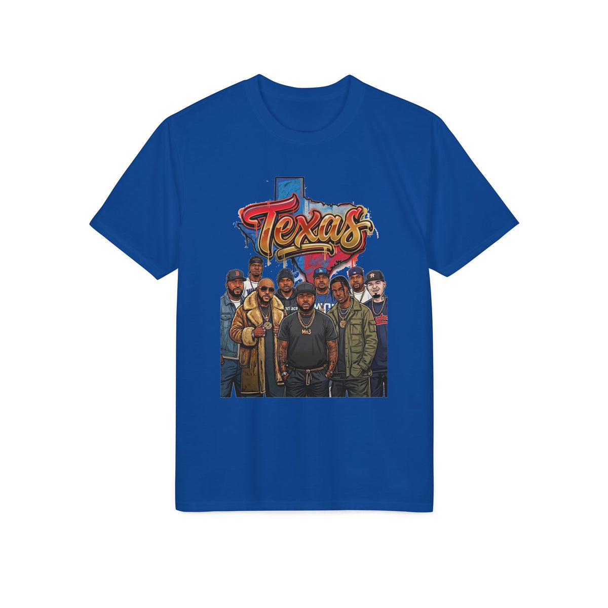 Texas Crew Illustration T-Shirt — Lone Star City Portrait Tee