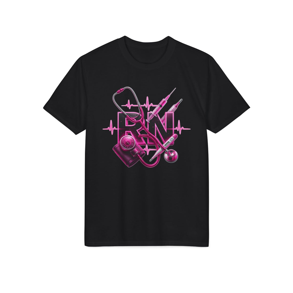 Strength Heal Anchor Octopus Graphic T-Shirt — Courage Care Compassion Design