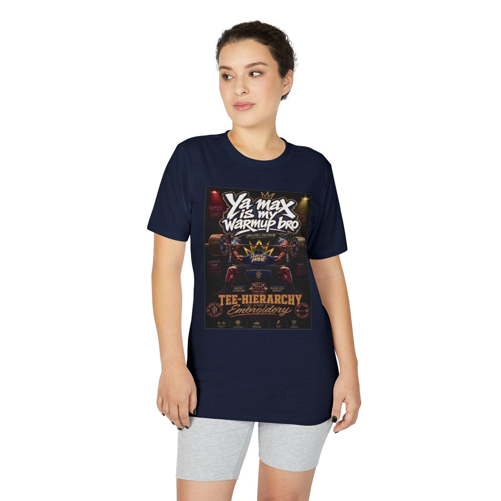 Ya Max Is My Warmup Pro T-Shirt — Tee-Hierarchy Boxing Graphic Performance Tee