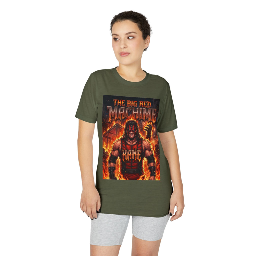 Red Machine" Wrestling Graphic T-Shirt