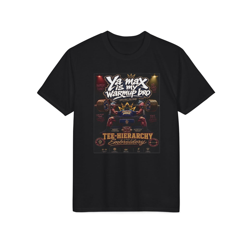 Ya Max Is My Warmup Pro T-Shirt — Tee-Hierarchy Boxing Graphic Performance Tee