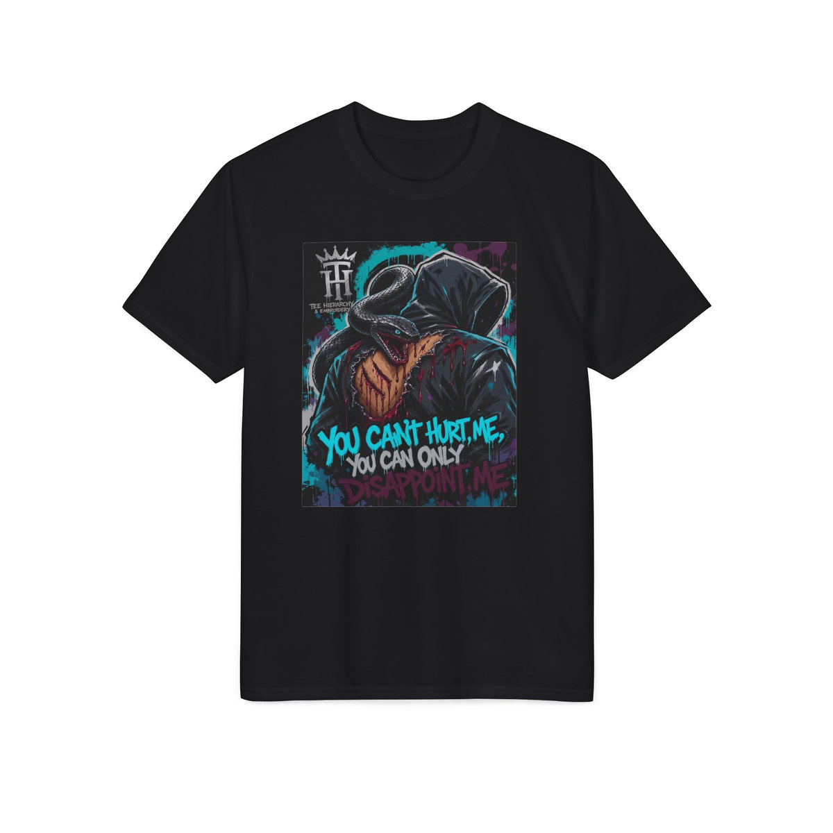 You Can’t Hurt Me Graphic T-Shirt — Hooded Figure Streetwear Tee