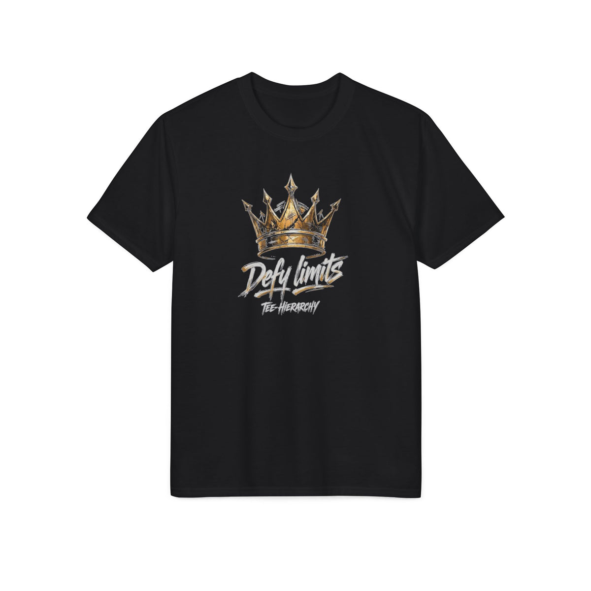 Crowned Wings Performance T-Shirt — "Definlimits" Graphic Athletic Tee