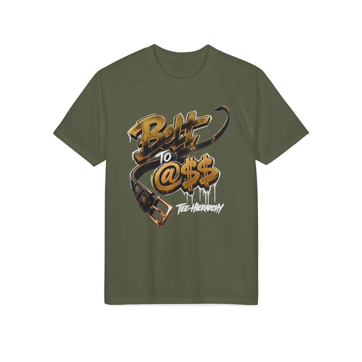 Money Hustle T-Shirt – "Belt to Cash" Streetwear Graphic Tee
