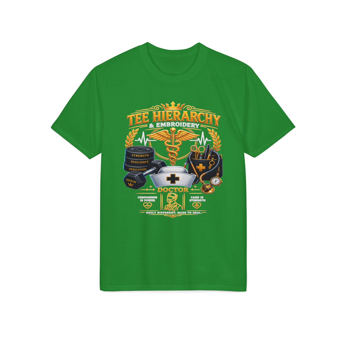 Doctor Life T-Shirt — Medical Caduceus & Stethoscope Tribute Tee